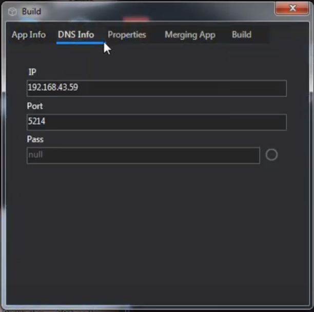 C2 server configuration 